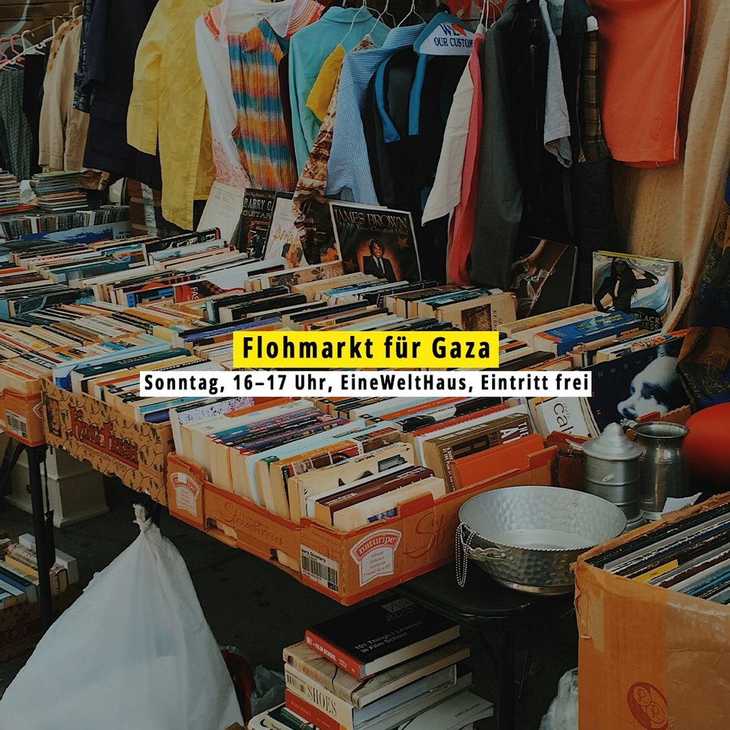 Flohmarkt für Gaza 1