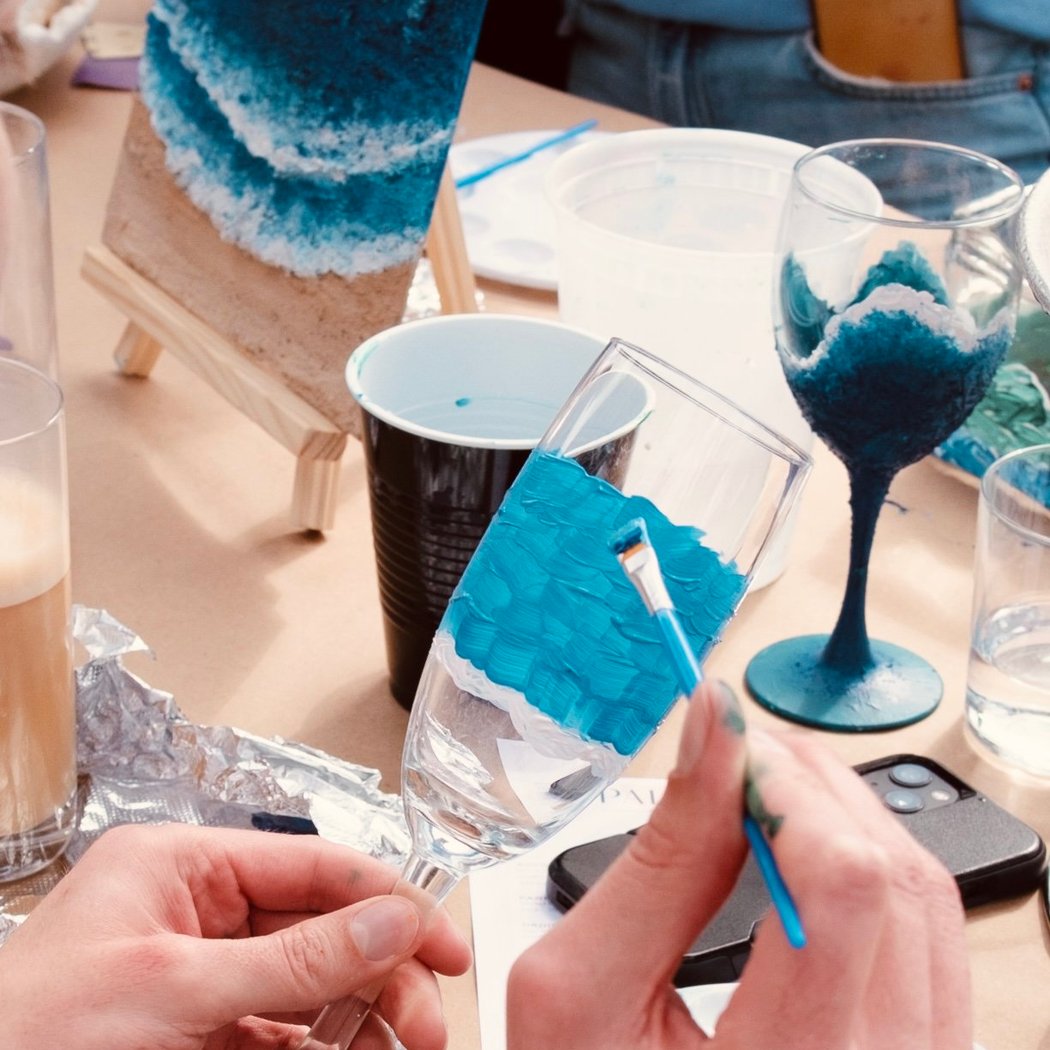 Wine Glass Painting 2