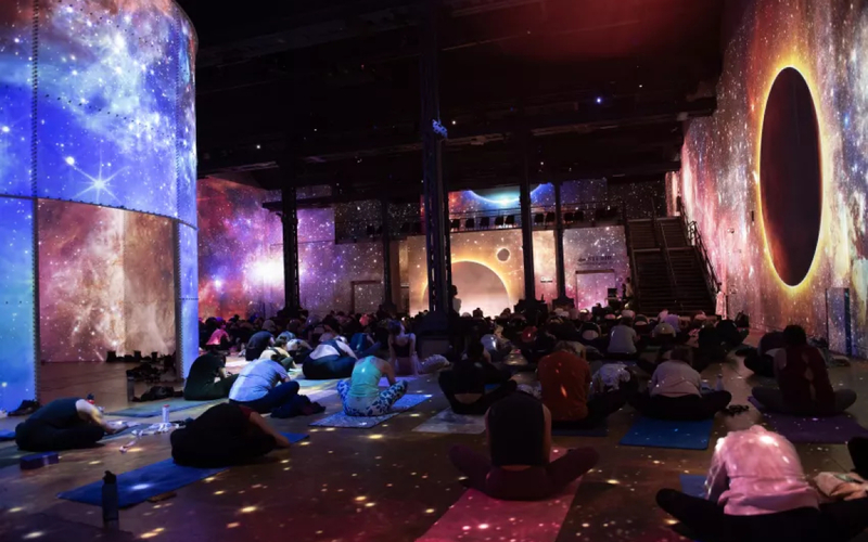 Yoga Session in a Museum 1