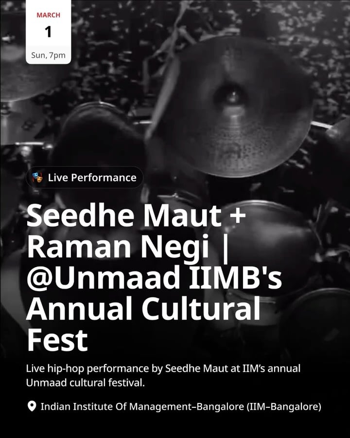 Unmaad IIMB Annual Cultural Fest 1