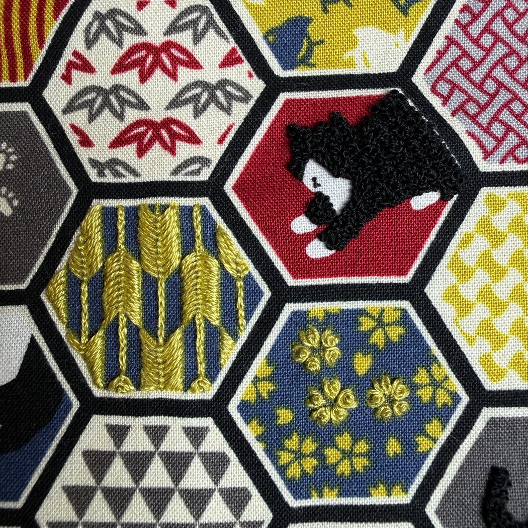 Beginning Embroidery - Embellishing Prints 1
