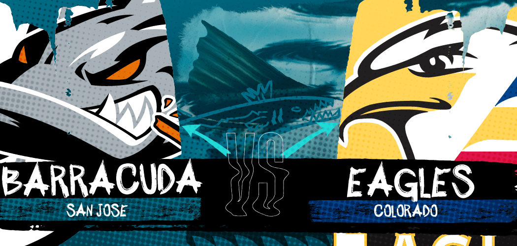 San Jose Barracuda vs. Colorado Eagles 1