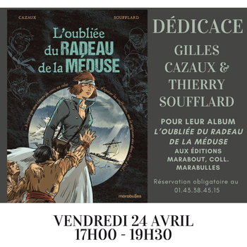 Dédicace de Gilles Cazaux et Thierry Soufflard 1