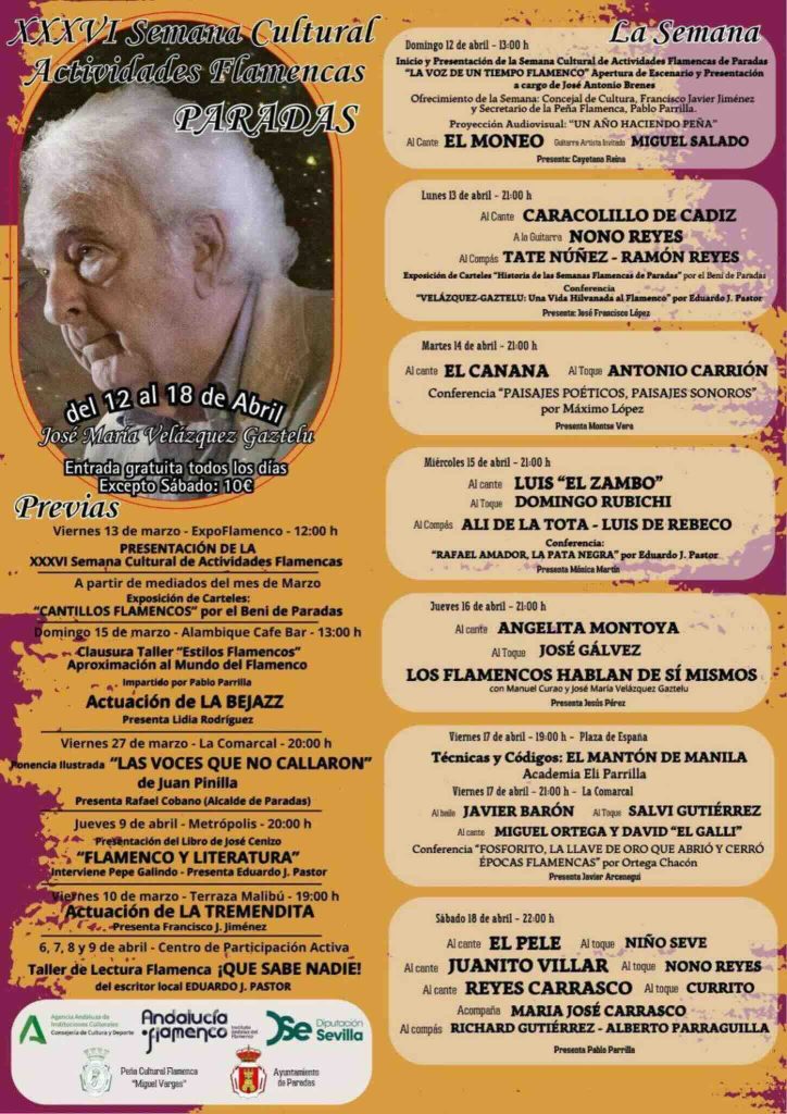 Semana Cultural Flamenca de Paradas 2