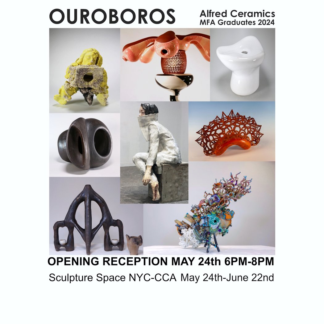 OUROBOROS, Alfred Ceramics MFA Graduates 2024 1