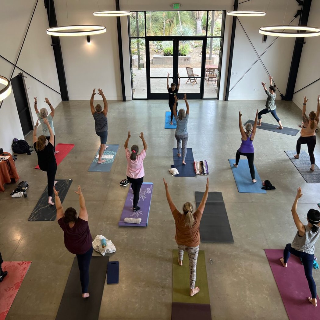 Morning Yoga at the Garden 1