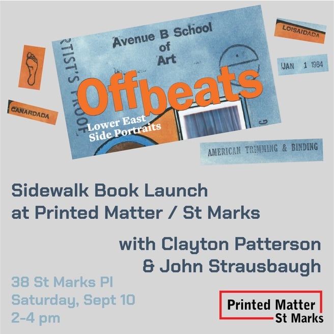OFFBEATS Sidewalk Book Launch & Signing 1