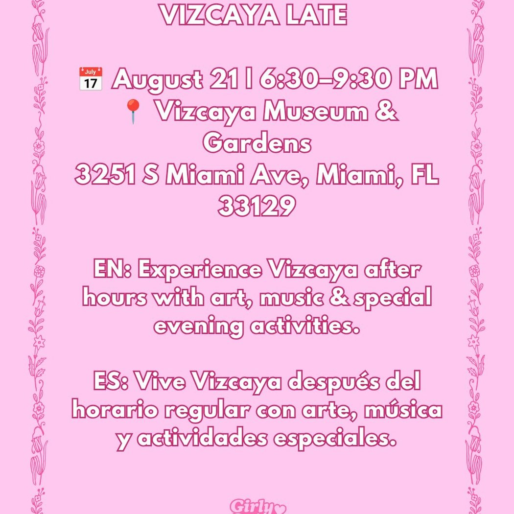VIZCAYA LATE 1