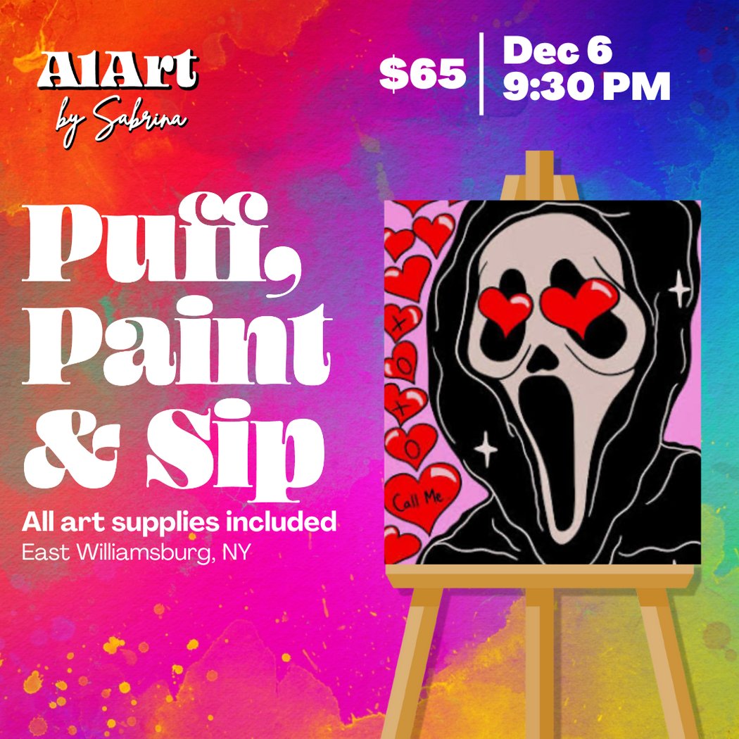 Puff, Paint and Sip Art Studio 1