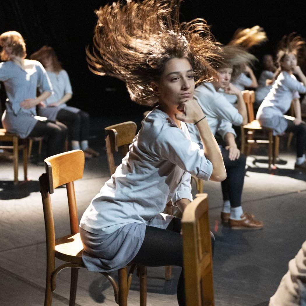 Performance Rosas danst Rosas avec 50 jeunes 1