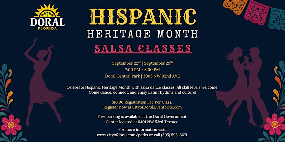 Salsa Class: Hispanic Heritage Month 1