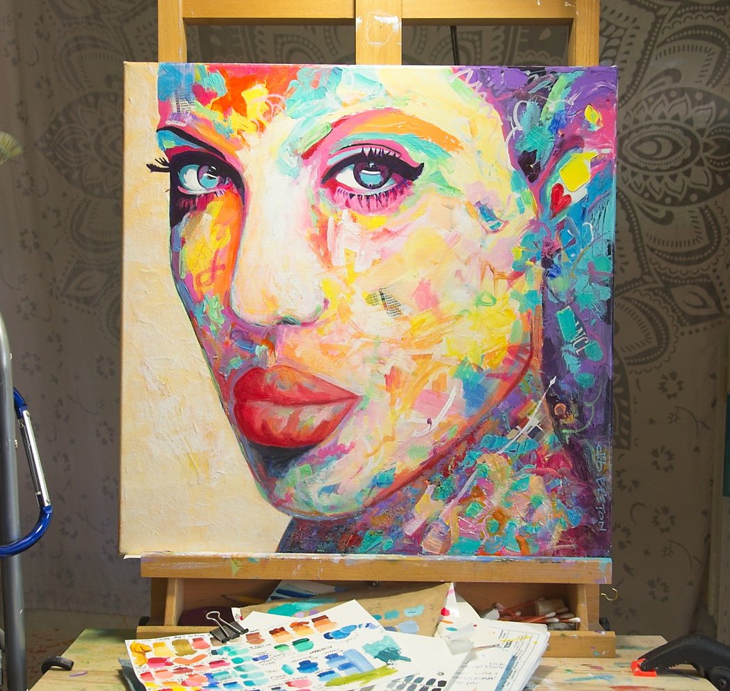 Deb Breton Art Studio 1
