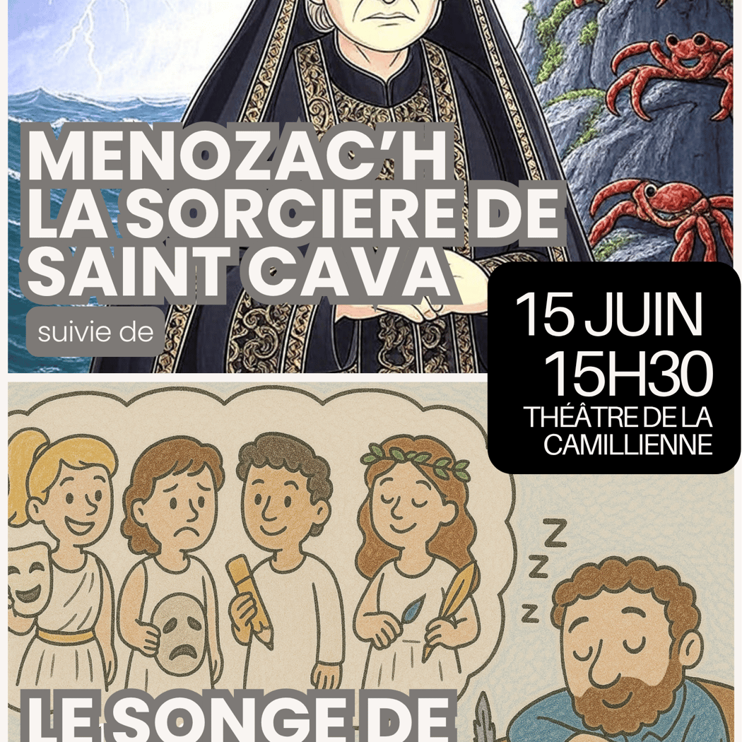Les Camilliens en scène: Menozac’h la sorcière de Saint-Cava suivie du songe de Pierre l’écrivain 1