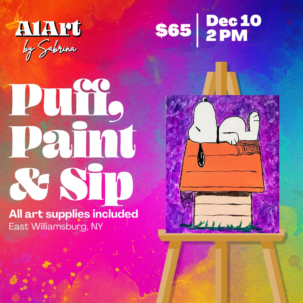 Puff, Paint and Sip Art Studio 1