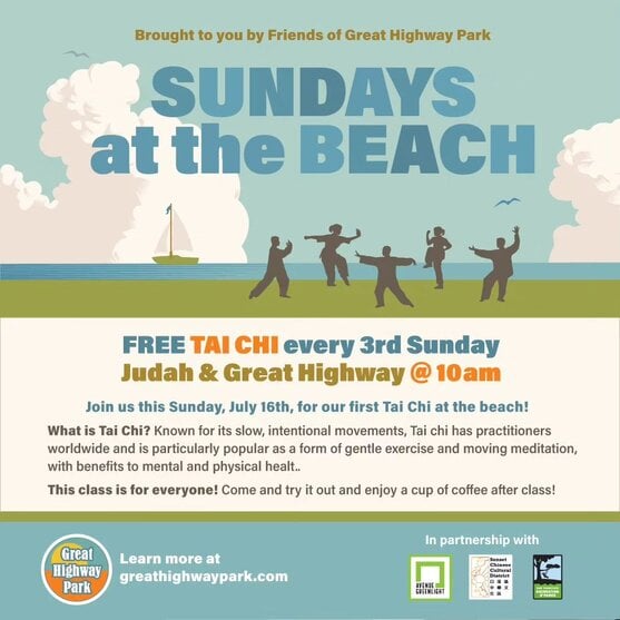 Free “Sundays at the Beach” Tai Chi Day