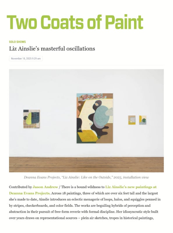 Liz Ainslie’s masterful oscillations 2