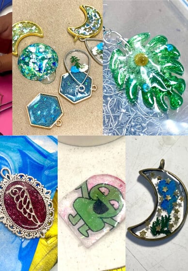 UV Resin Jewelry Making Workshop 1