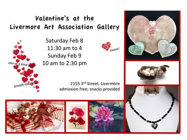 Valentine’s Art at the Gallery + Outside Tables 1