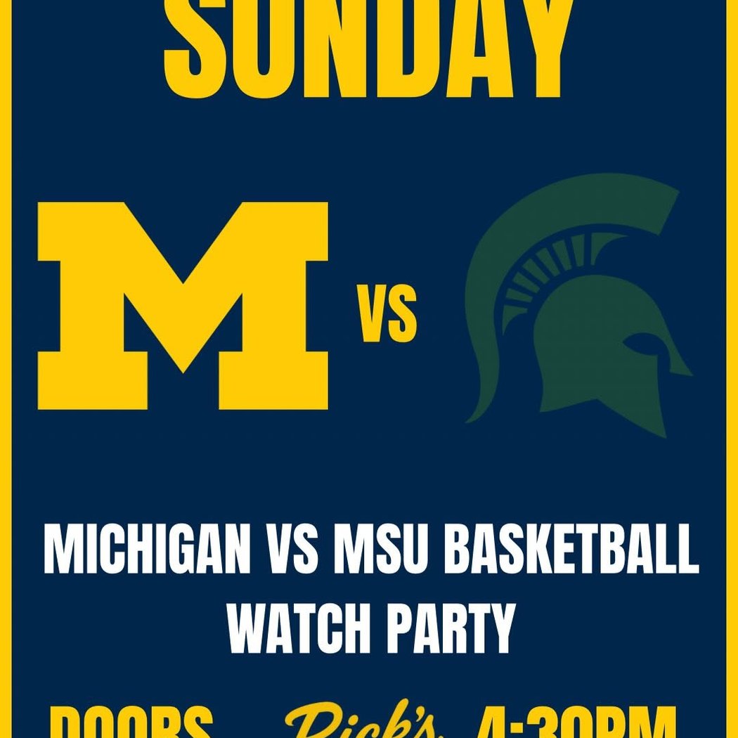Michigan vs MSU Basketball Watch Party 1