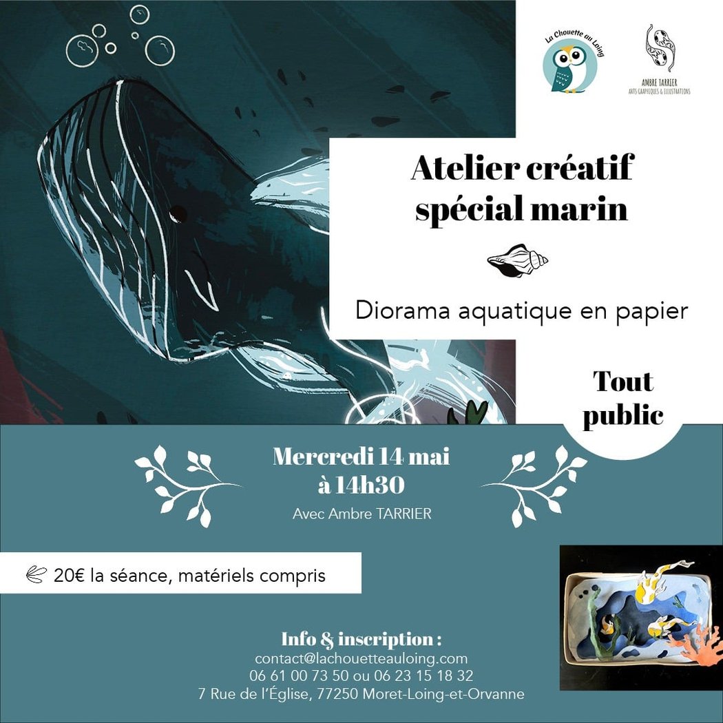 Atelier créatif spécial marin, avec Ambre 1