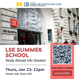 London School of Economics Summer School Info Session 1