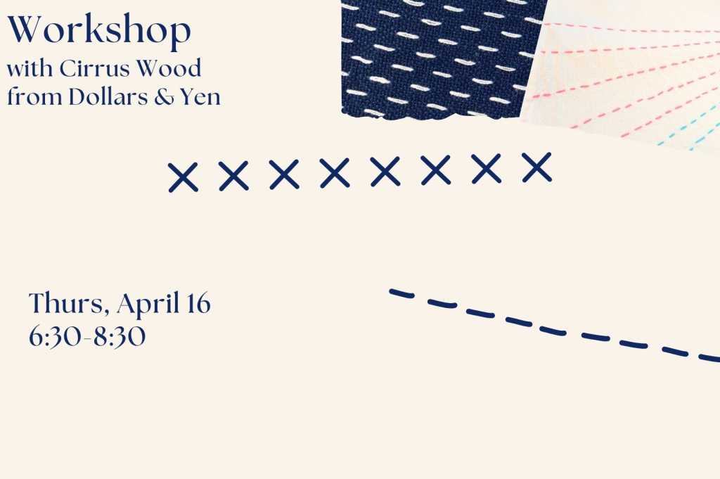 Sashiko Stitching Workshop 1
