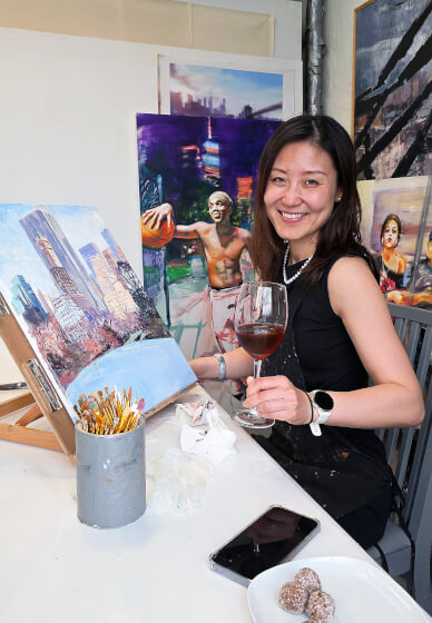 Studio Sip and Paint Class 1