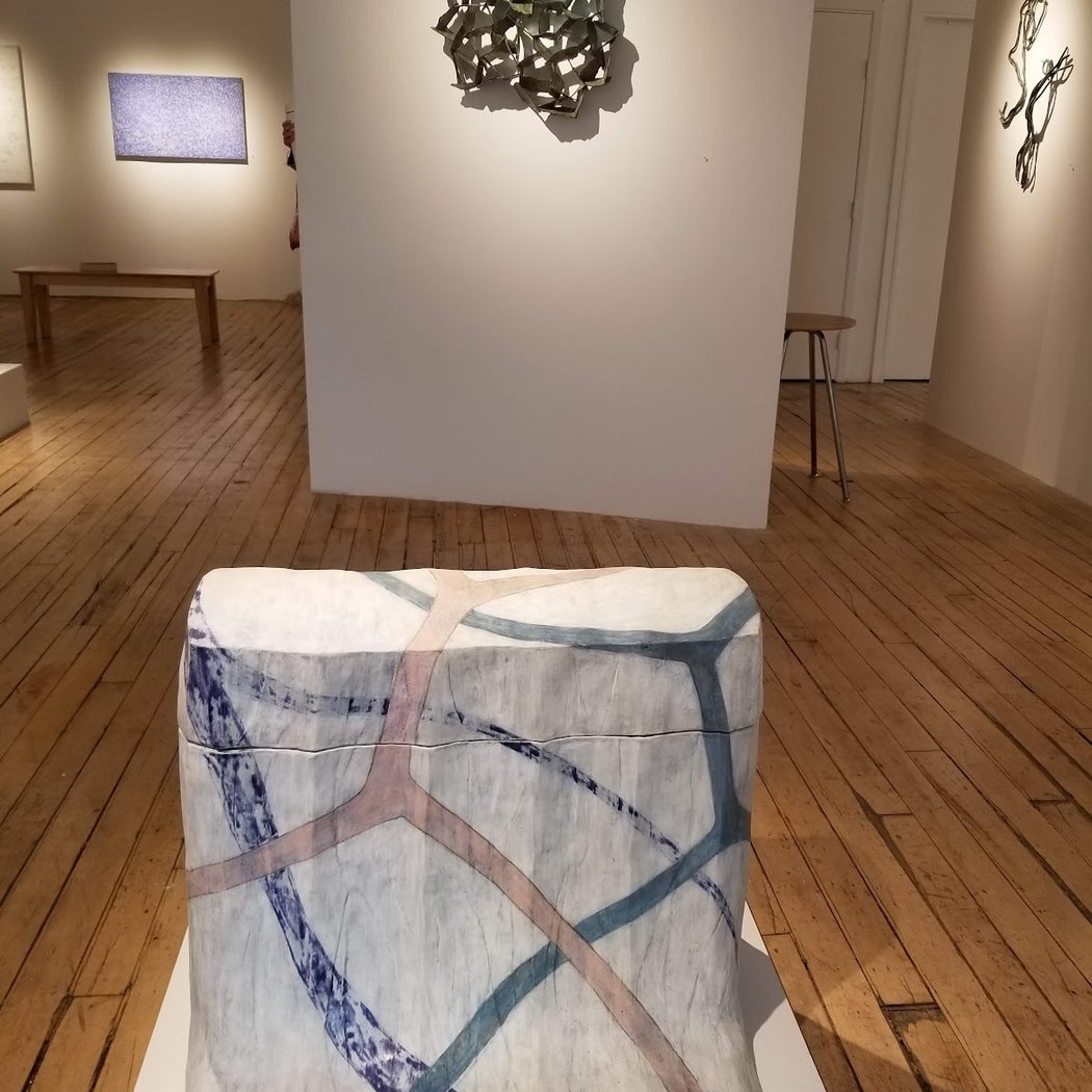 Forms and Fields: Andree Brown, Marilyn Church, Veronica Lawler | Beautiful Collision: Stephen Cimini, Christopher Skura | On the Wall: Joy Nagy - Tree Line 1