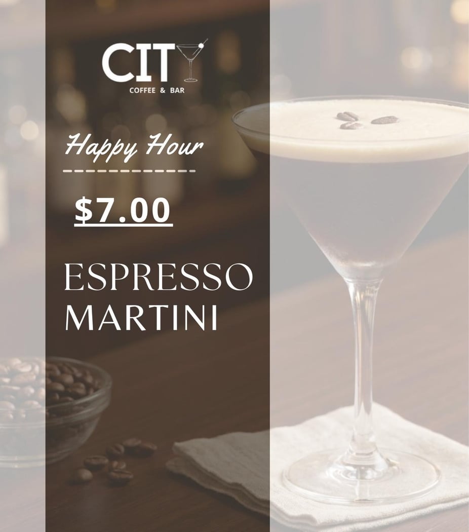 $7 Espresso Martinis 1