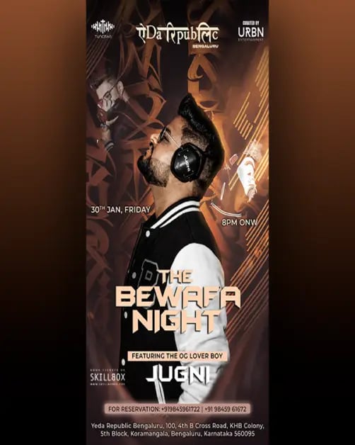 The Bewafa Night ft. Jugni 1
