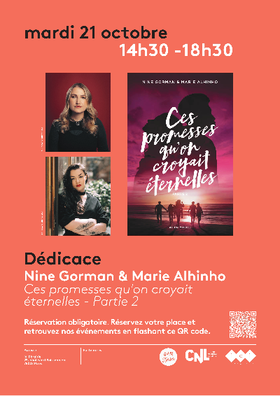 Dédicace Nine Gorman & Marie Alhinho 1