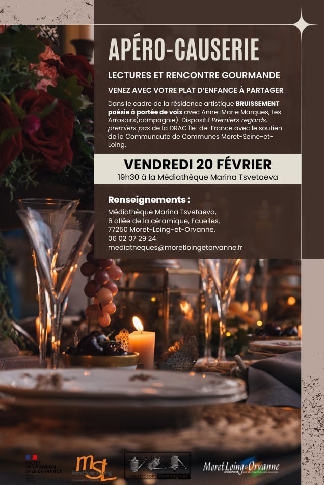 Apéro-causerie Lectures et rencontre gourmande 1