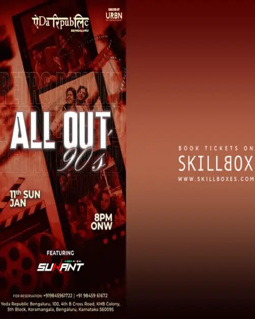 ALL OUT TO 90s FT. SUKANT 1