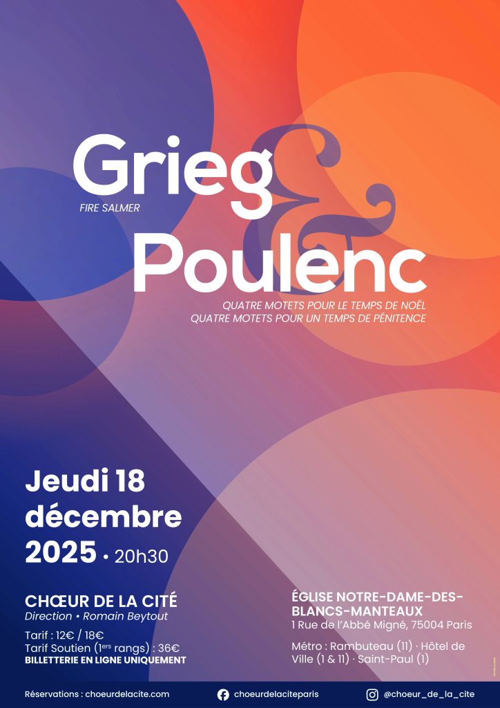 Concert de Noël par le Chœur de la Cité 1