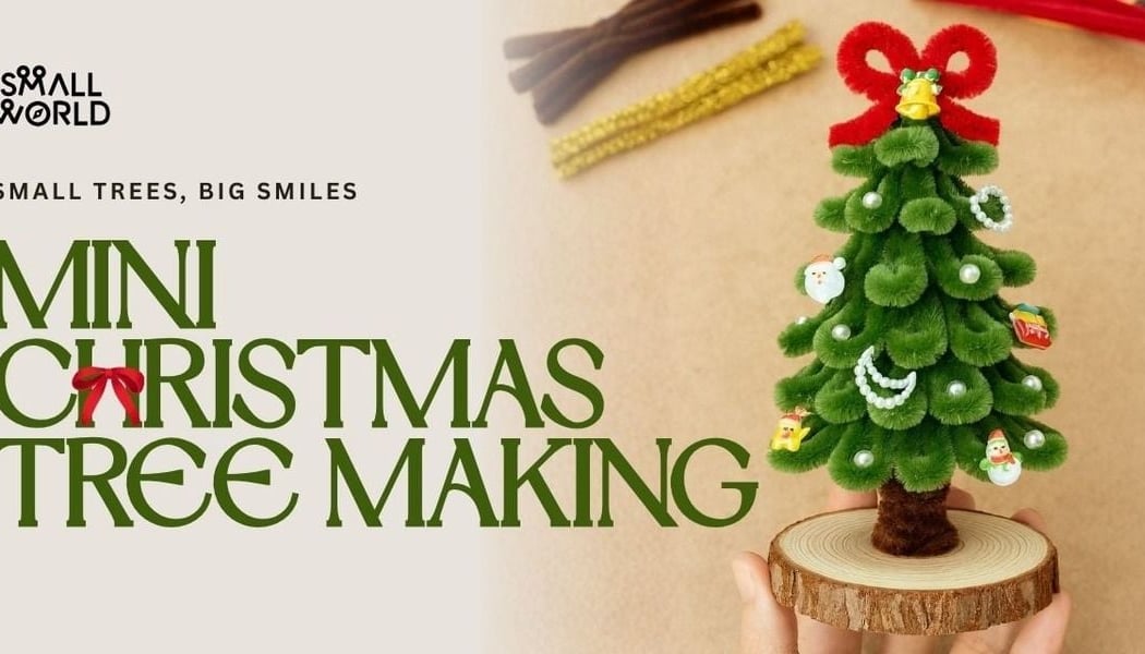 Mini Christmas Tree Making 1