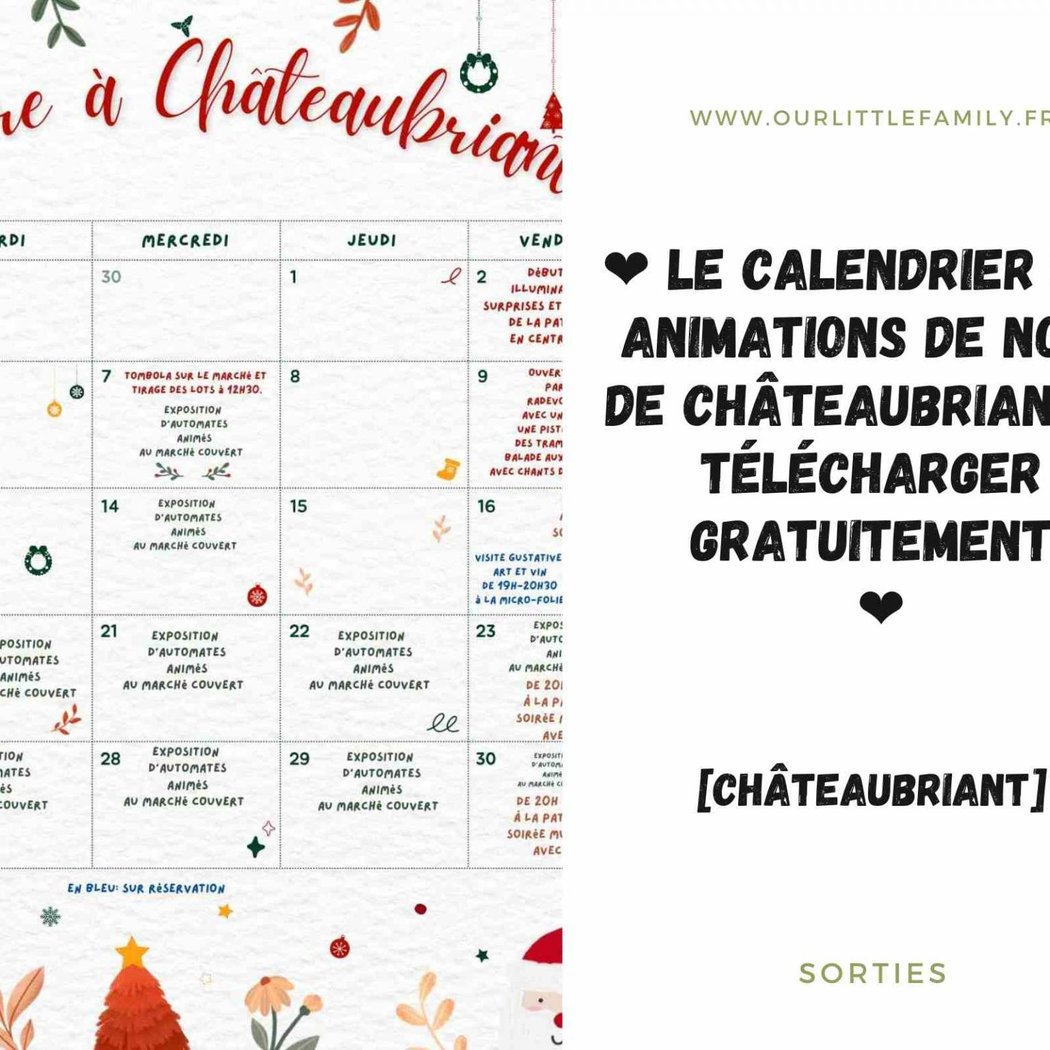 Grand Jeu Concours via le Calendrier de l’Avent Géant 1