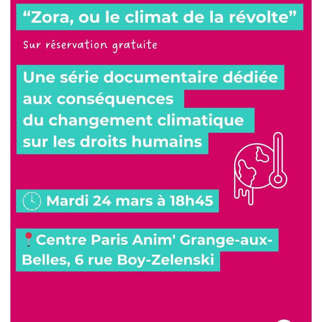 Projection documentaire « Zora : Le climat de la révolte » 1