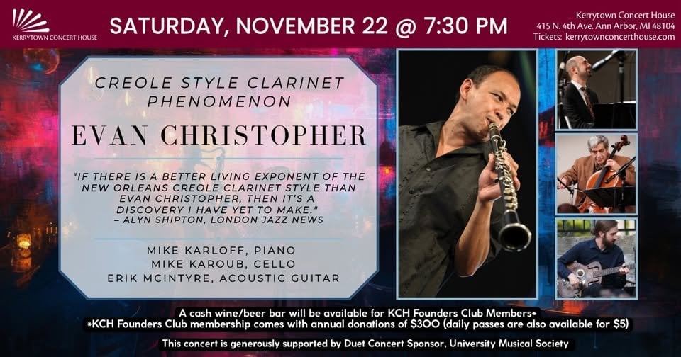 Creole Style Clarinet Phenomenon Evan Christopher 1