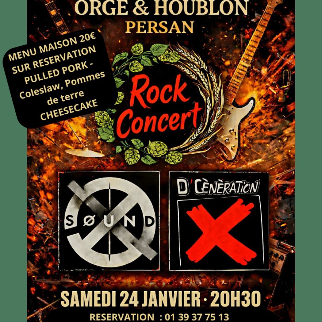 Menu concert 1