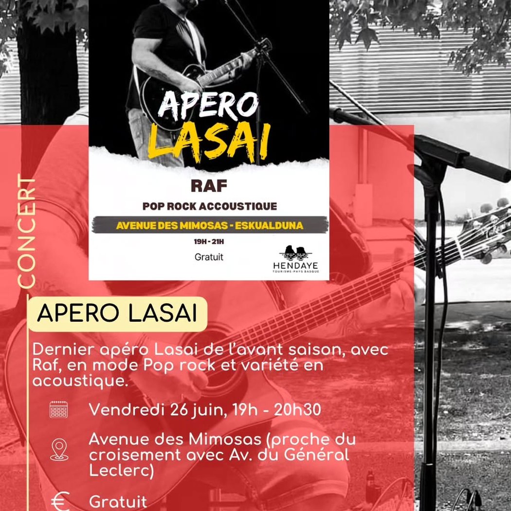 Apéro Lasai avec Raf 1