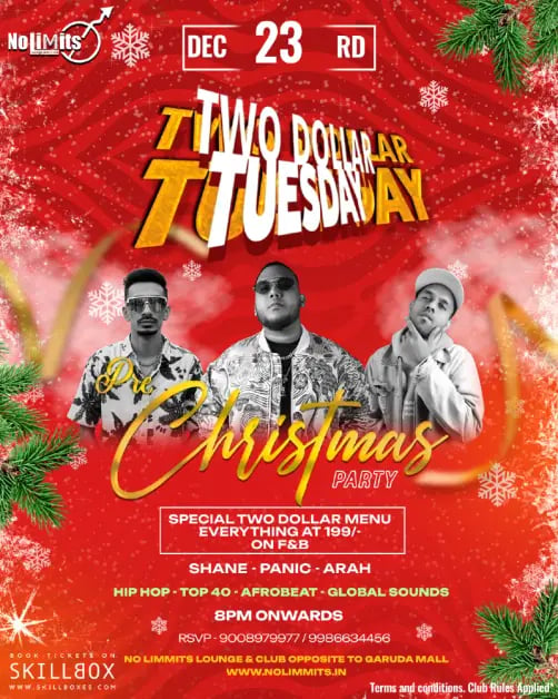 Two Dollar Tuesday - Pre Christmas Party 1