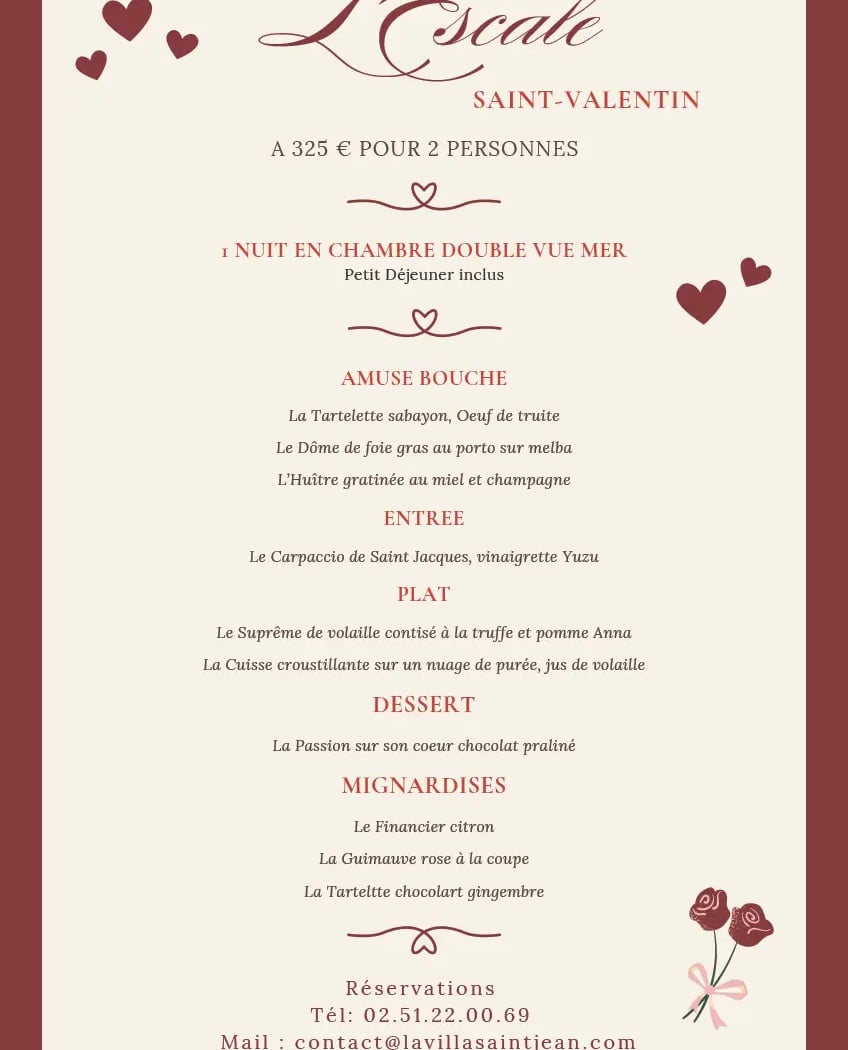 L’Escale Saint Valentin 3