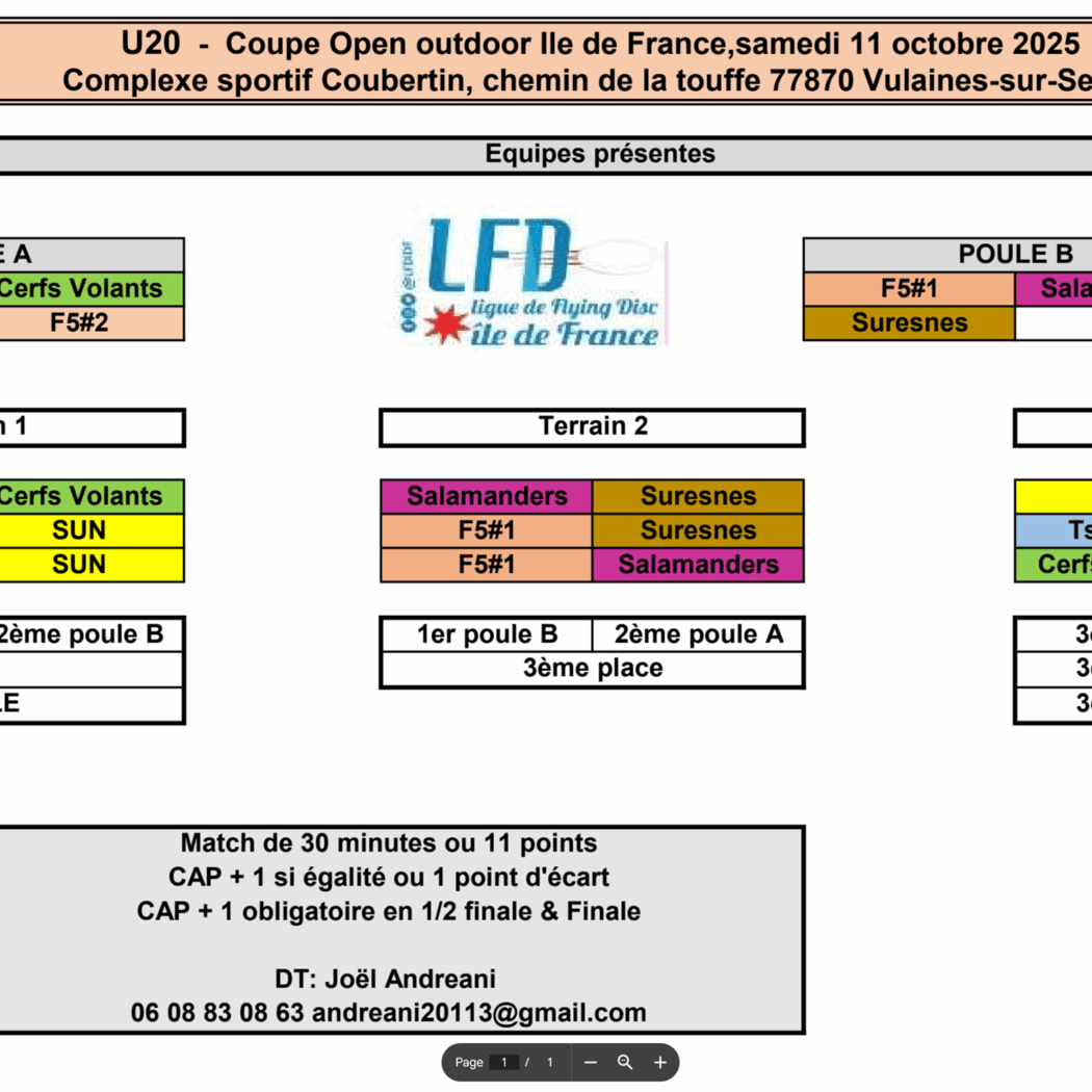 ULTIMATE – Coupe Junior U20 Open Outdoor 1