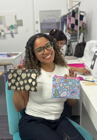 Zip Pouch Sewing Workshop 1
