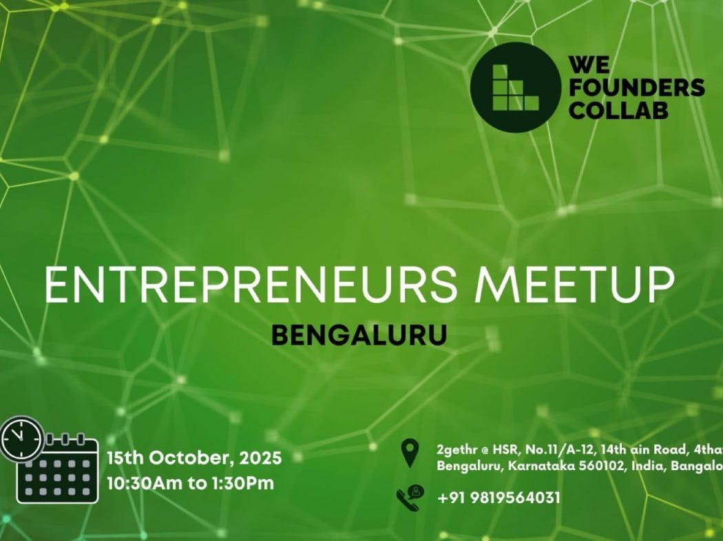 Entrepreneurs Meetup by We Founders Collab 1
