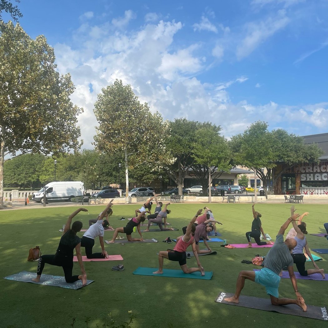 Friday Yoga on the Green 1