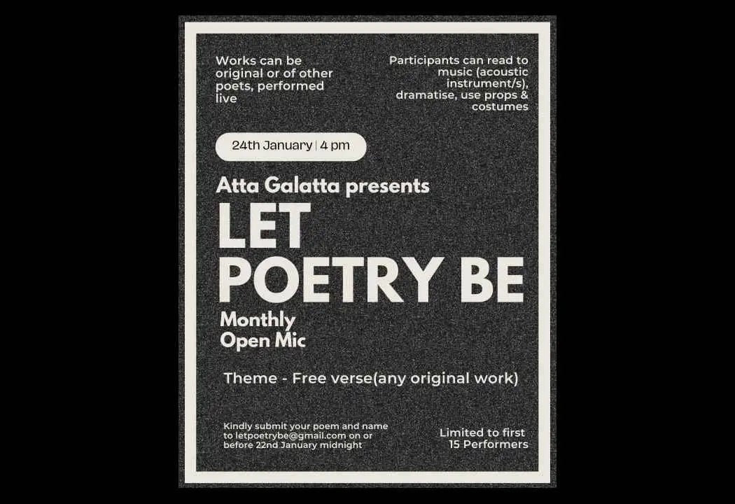 Let Poetry Be 1