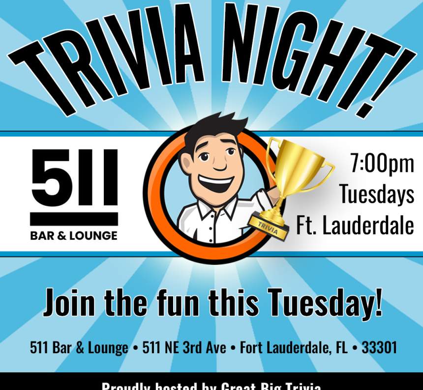 Trivia @ 511 Bar & Lounge