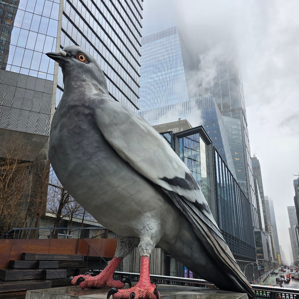 Pigeon Statue 3