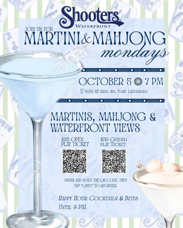 Martini & Mahjong Mondays
